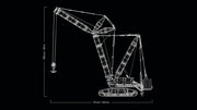 The Liebherr LR 13000 crawler crane